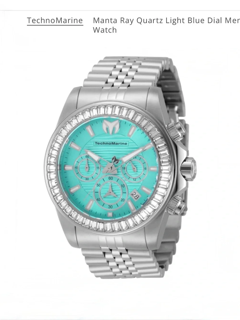 TechnoMarine Manta Ray Chronograph (Model TM-225015), 42mm, 200m